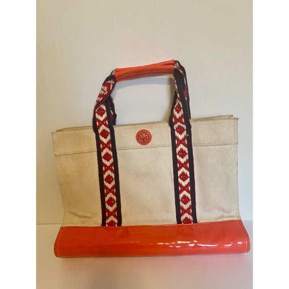 Pre-owned Tory Burch Orange Handbags